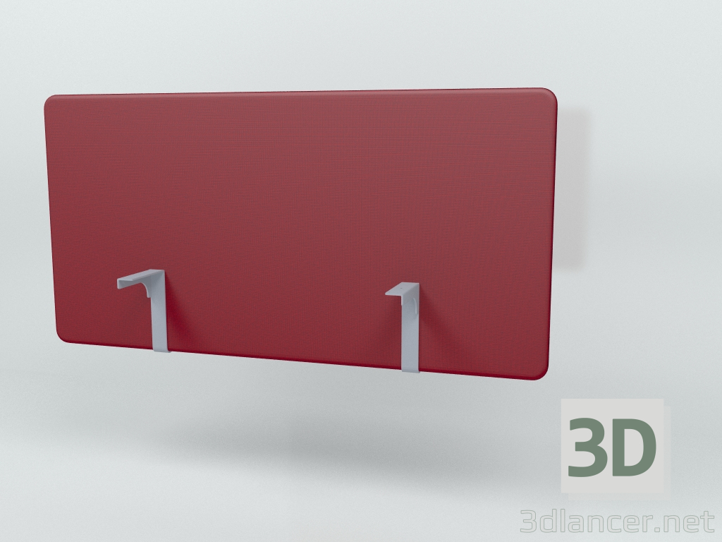 3d модель Акустический экран Desk Single Sonic ZPS816 (1590x800) – превью