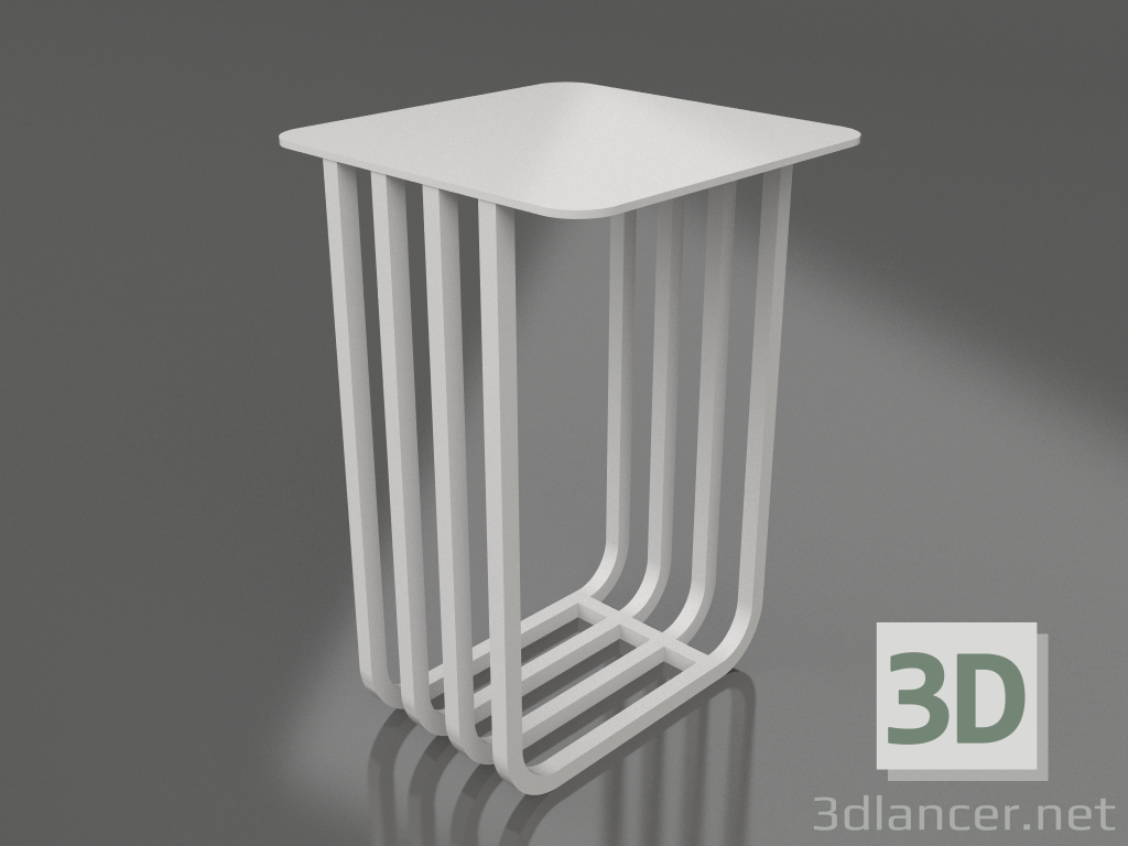 modèle 3D Table d'appoint (Gris) - preview