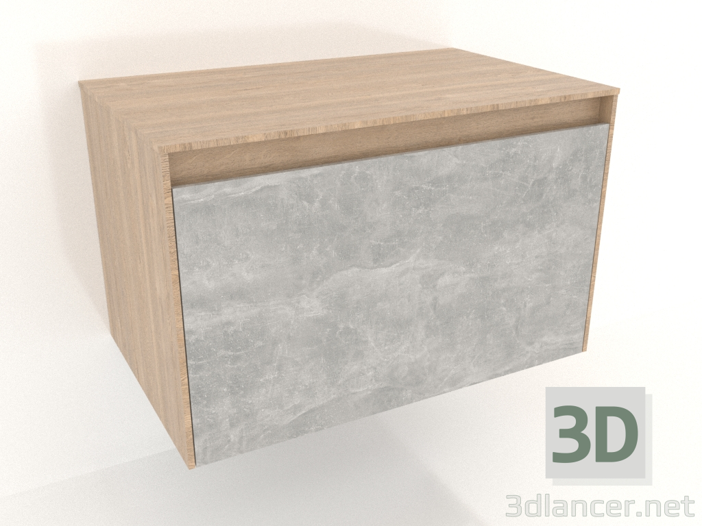 3D modeli Asma dolap 80 cm (MOB0108DB+MOB0708BS) - önizleme