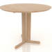 modèle 3D Table à manger 900 mm (Chêne blanchi) - preview