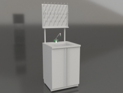 Laboratory chemical sink LK-600 SMS-PV