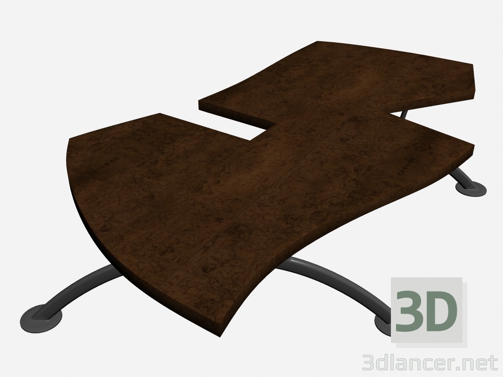 3D Modell Couchtisch 1 Doral - Vorschau