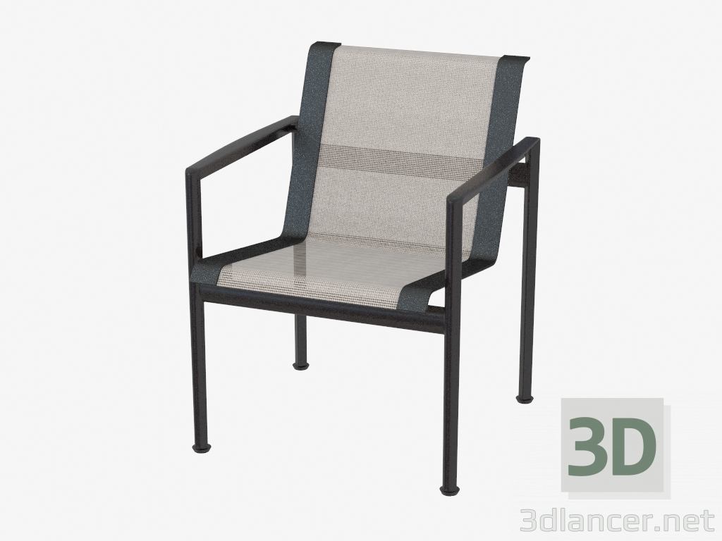 3d model Silla de jardín (estrecha) - vista previa