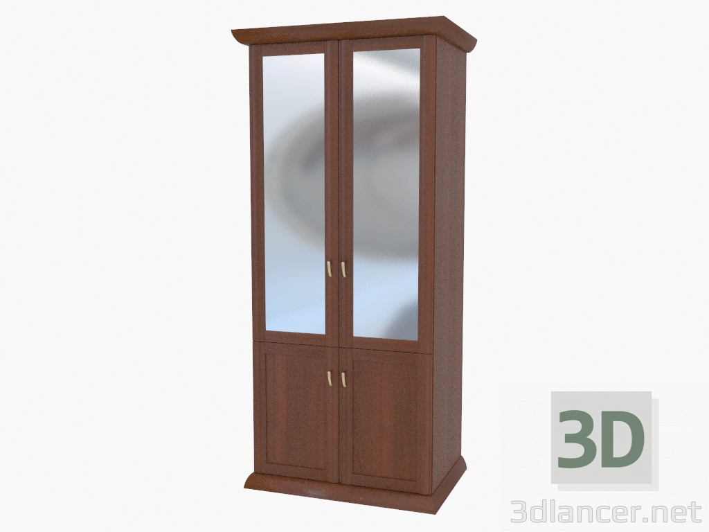 3D Modell Kleiderschrank Kleiderschrank (235-32) - Vorschau