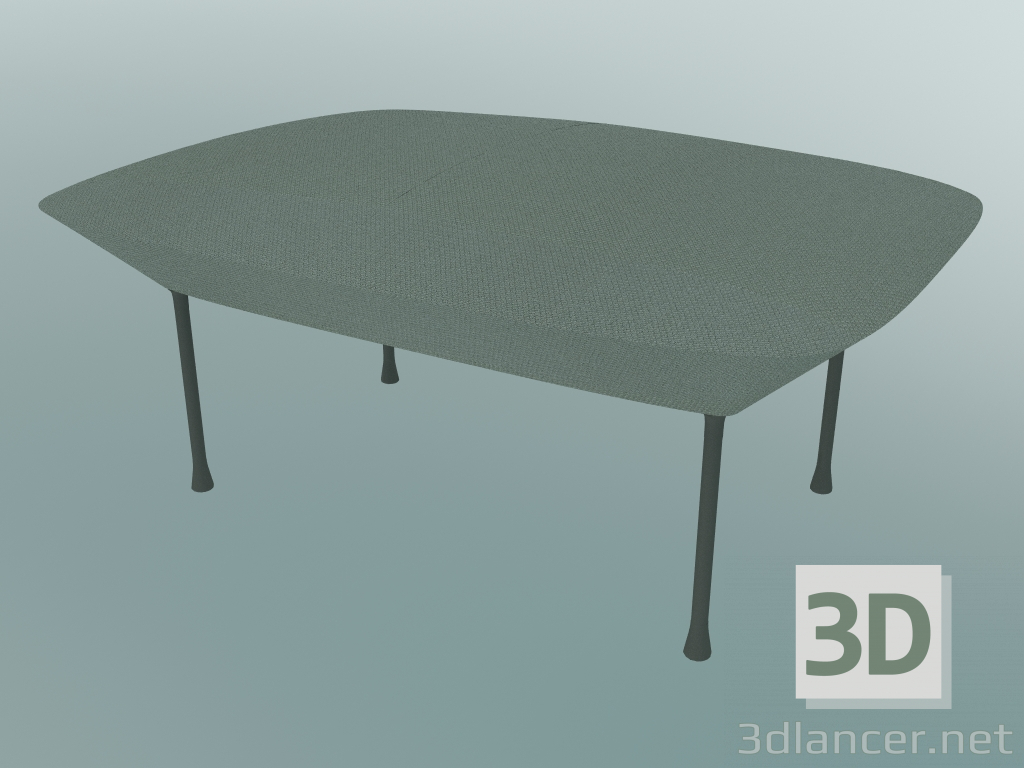 3d model Puf otomano (Steelcut 160, gris claro) - vista previa