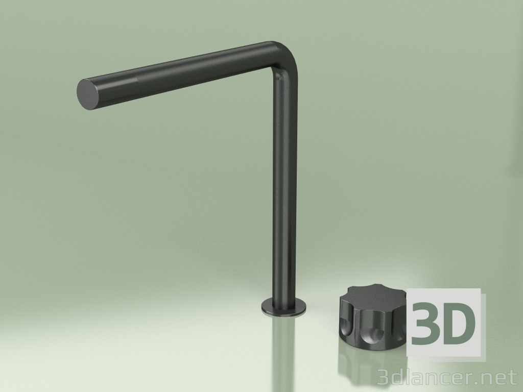 modello 3D Miscelatore idroprogressivo 2 fori con bocca alta 259 mm (17 32, ON) - anteprima