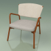 3d model Sillón con asiento blando 027 (Metal Rust, Batyline Sand) - vista previa