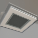 modello 3D Pannello LED LT-S96x96WH 6W Warm White 120deg - anteprima