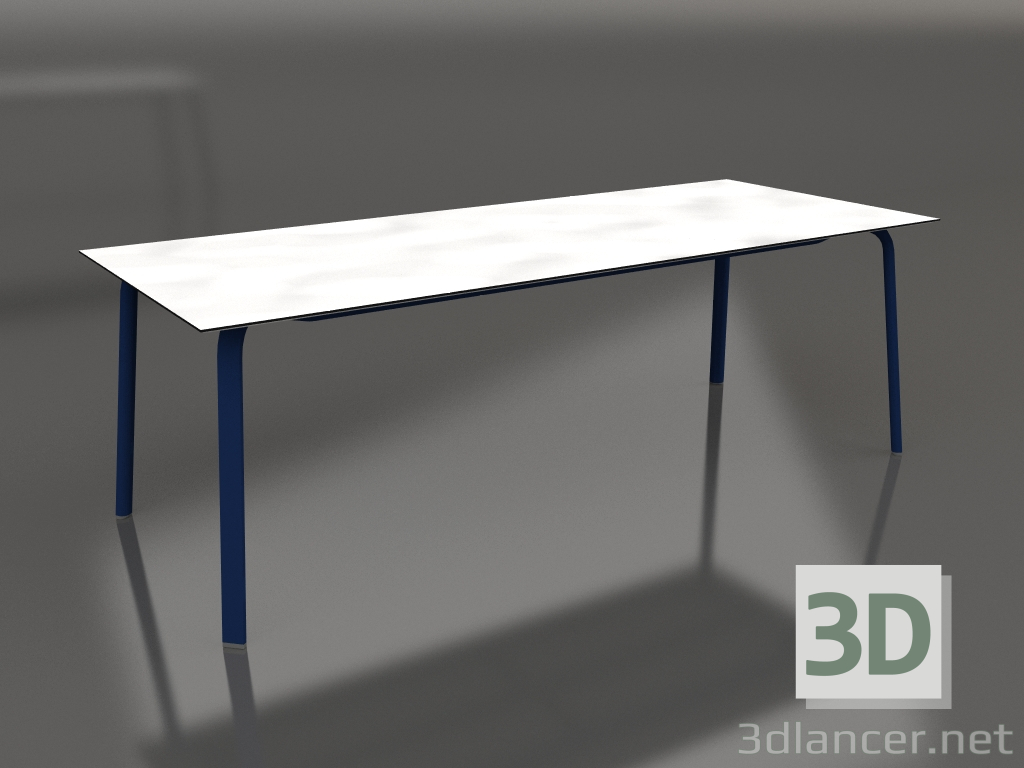 Modelo 3d Mesa de jantar 220 (azul noite) - preview