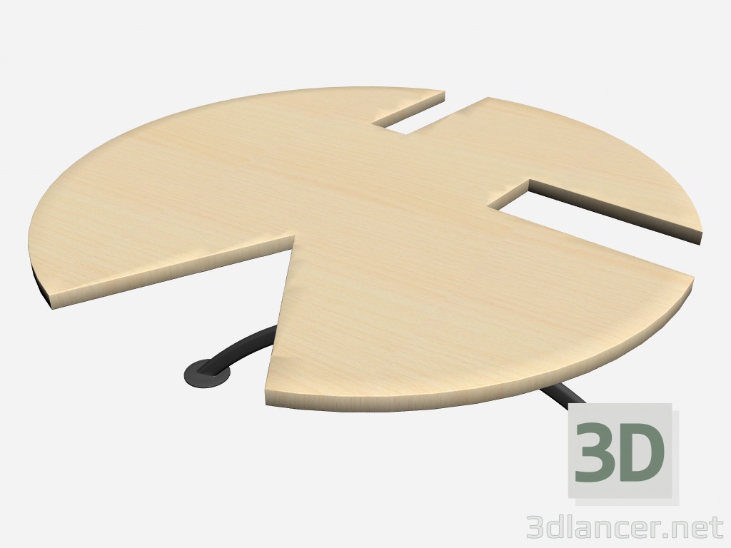 Modelo 3d Mesa de café dia 3 - preview