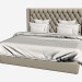 Modelo 3d Cama KING SIZE (201.001-F01) de MANHATTAN - preview