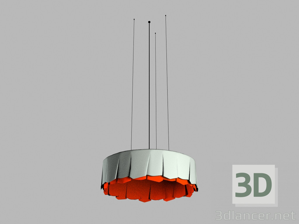 modèle 3D Suspension lampe Tutu pendel - preview