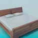 3d model Double bed - preview