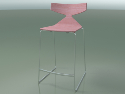 Tabouret de bar empilable 3703 (Rose, CRO)