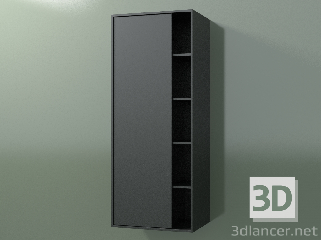 modello 3D Pensile con 1 anta sinistra (8CUCDDS01, Deep Nocturne C38, L 48, P 36, H 120 cm) - anteprima