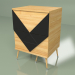 3d model Bedside table Woo Twins (black) - preview