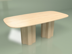 Mesa de jantar oval Trape Oak