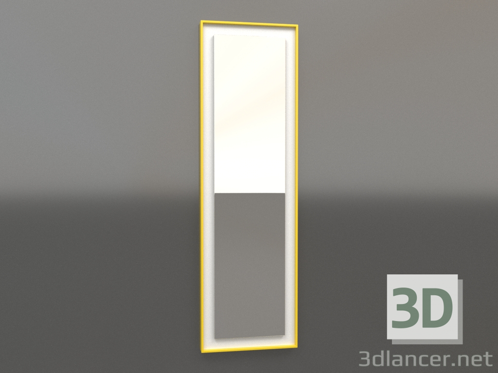 3d модель Зеркало ZL 18 (450x1500, luminous yellow, white) – превью