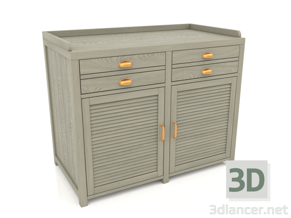 3d model Changing table with doors - preview