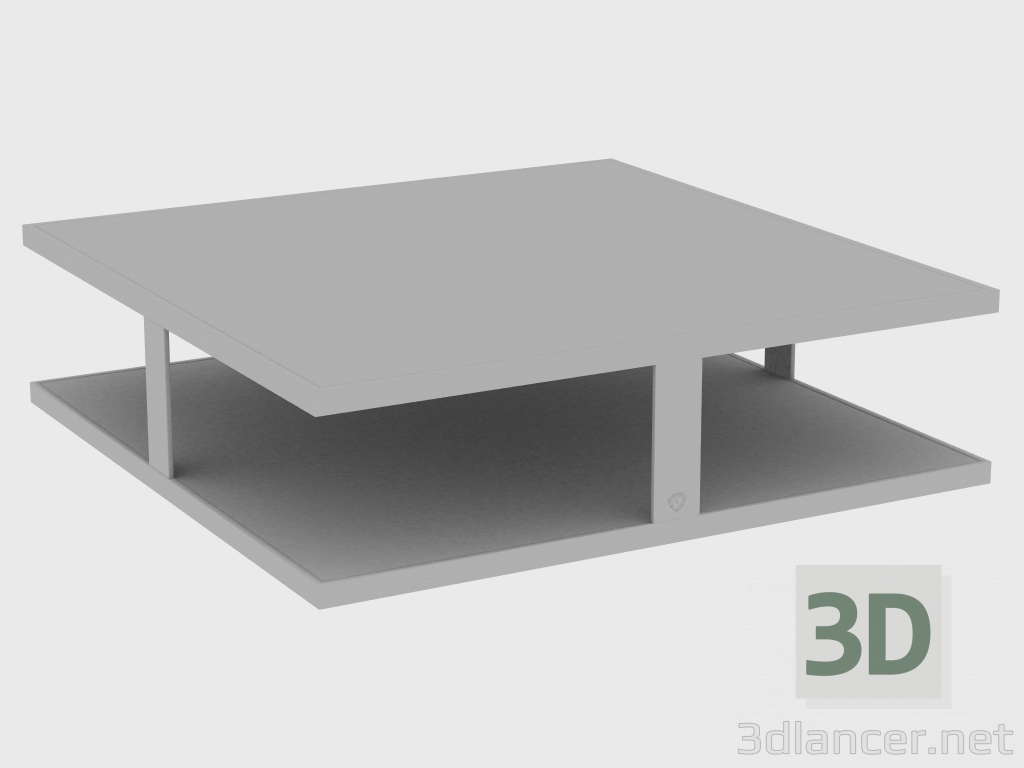 Modelo 3d Mesa de café LAYER SMALL TABLE (130x130xH35) - preview