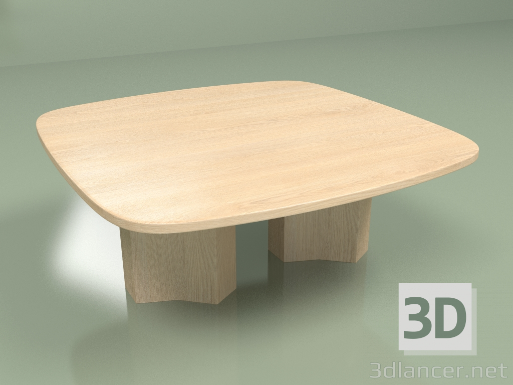 modello 3D Tavolino Trape Oak - anteprima