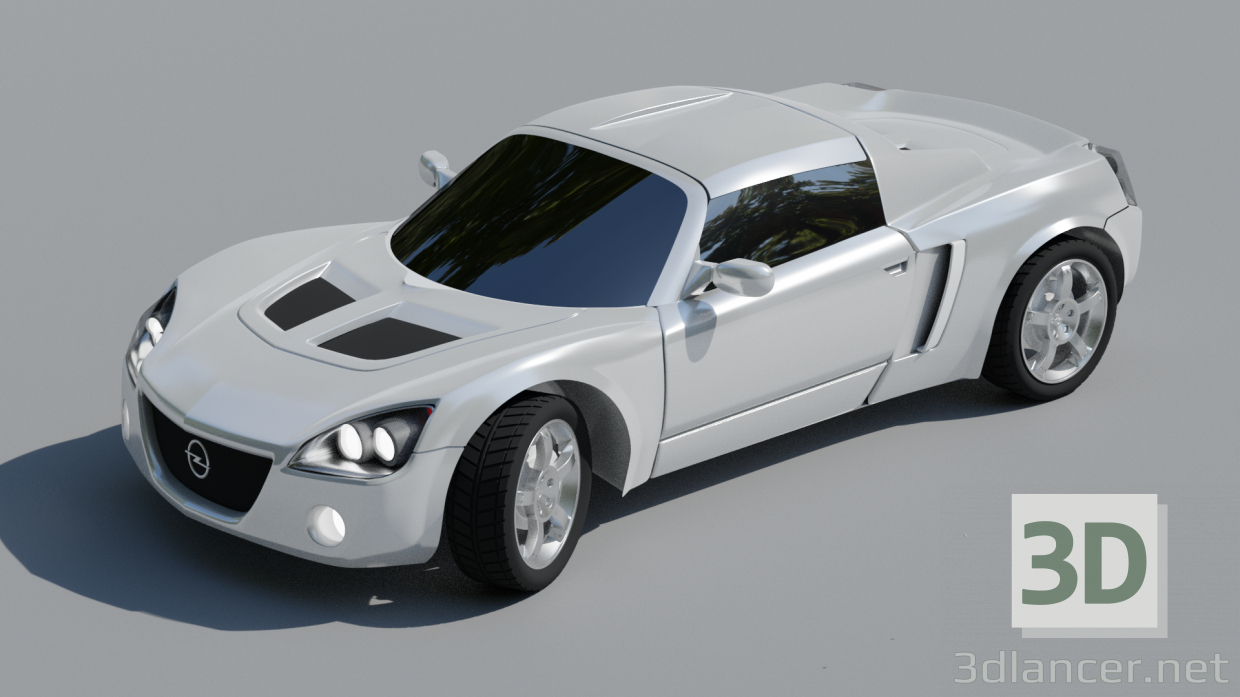 modello 3D Opel Speedster - anteprima