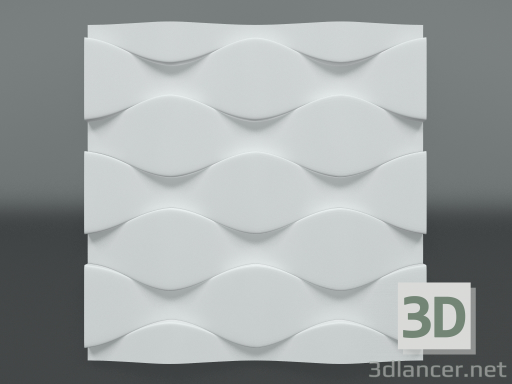 Modelo 3d Painel 3d de gesso S-205 - preview