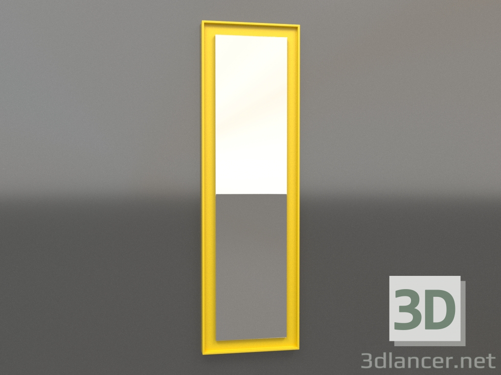 modèle 3D Miroir ZL 18 (450x1500, jaune lumineux) - preview