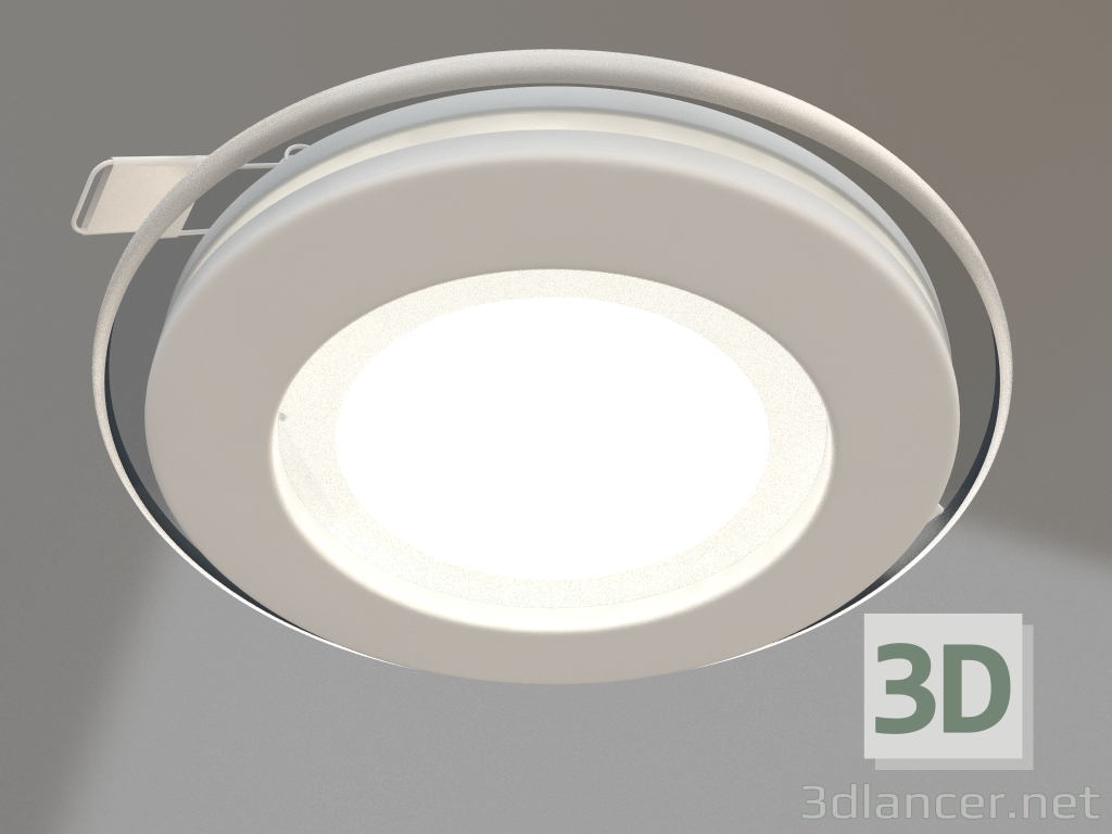 3D modeli LED paneli LT-R96WH 6W Sıcak Beyaz 120deg - önizleme