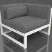 3D Modell Modulares Sofa, Abschnitt 6 rechts (Weiß) - Vorschau