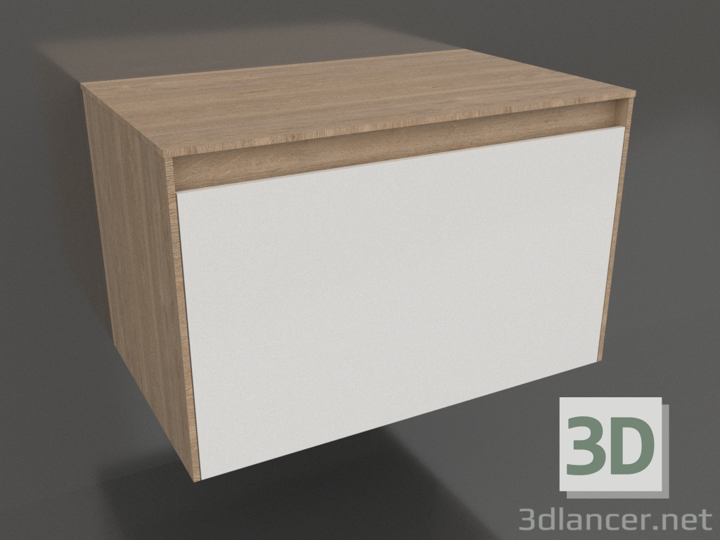 modèle 3D Armoire suspendue 80 cm (MOB0108DB+MOB0708W) - preview