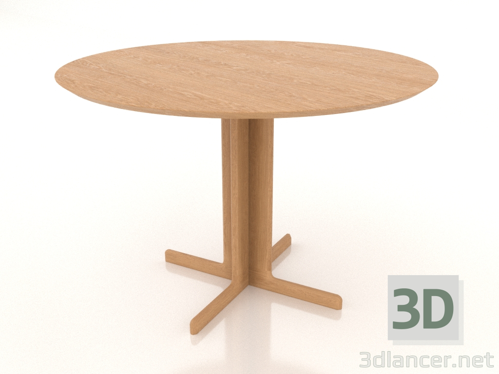 3d model Dining table 1100 mm (Oak natural) - preview