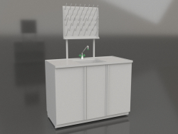 Fregadero químico de laboratorio LK-1200 SMS-PV