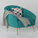 Sillón MD 1962 3D modelo Compro - render