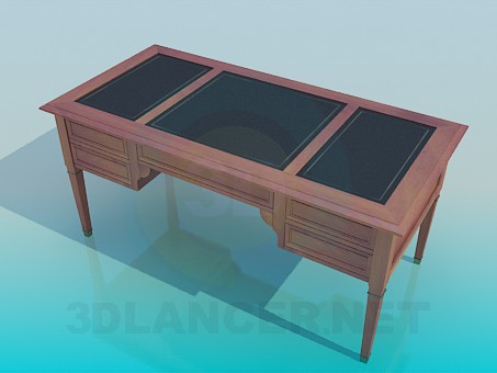 modèle 3D Bureau - preview