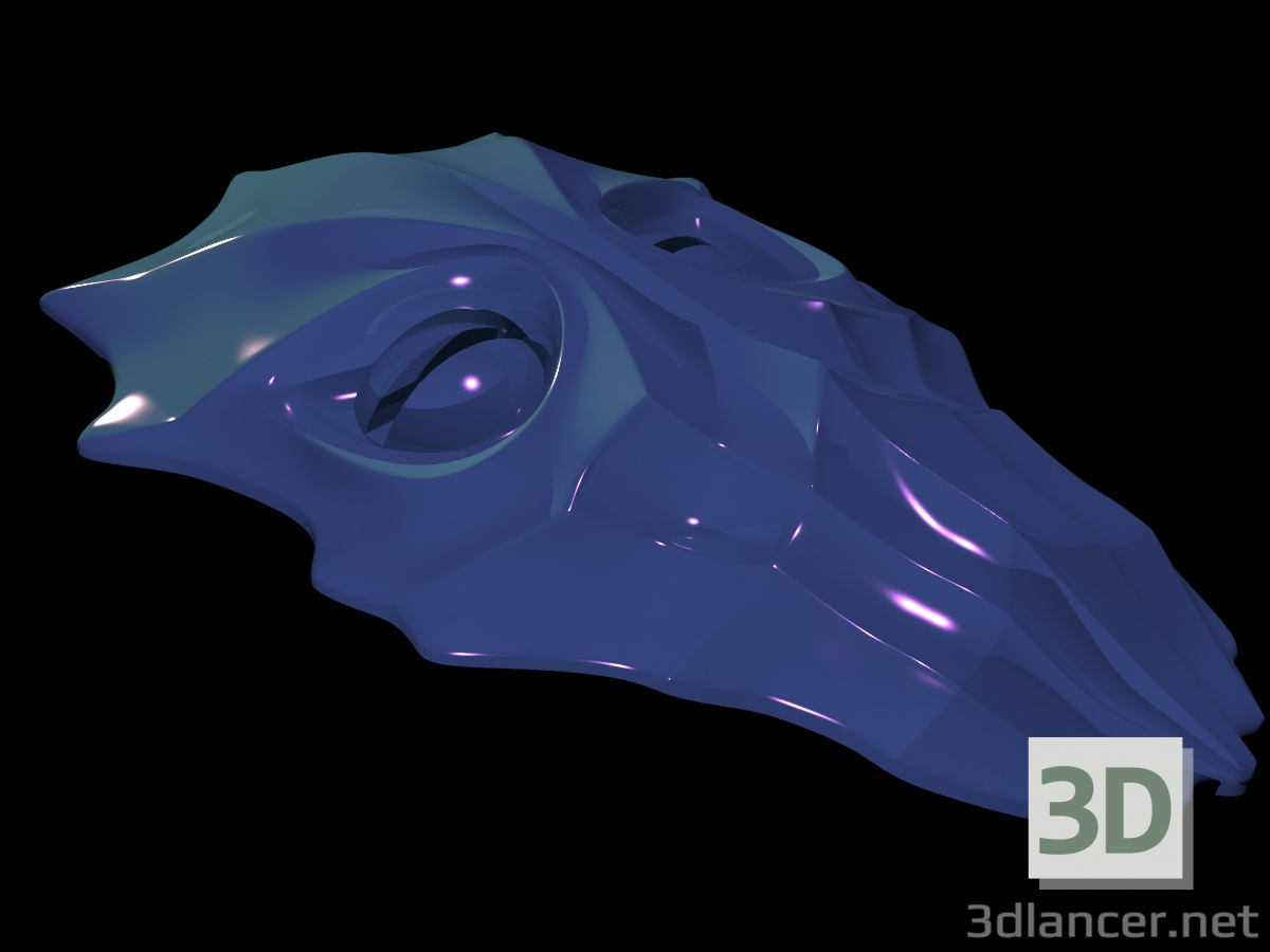 3d Fantastic monster mask model buy - render