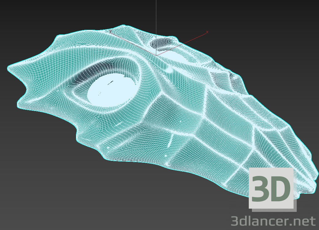 3d Fantastic monster mask model buy - render