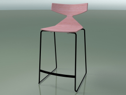 Tabouret de bar empilable 3703 (rose, V39)