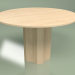 3d model Mesa de comedor redonda Roble Trape - vista previa