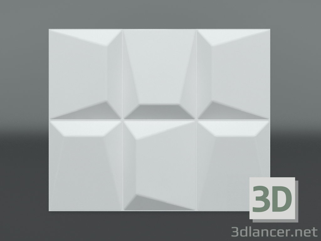 3d model Gypsum 3d panel S-206 - preview