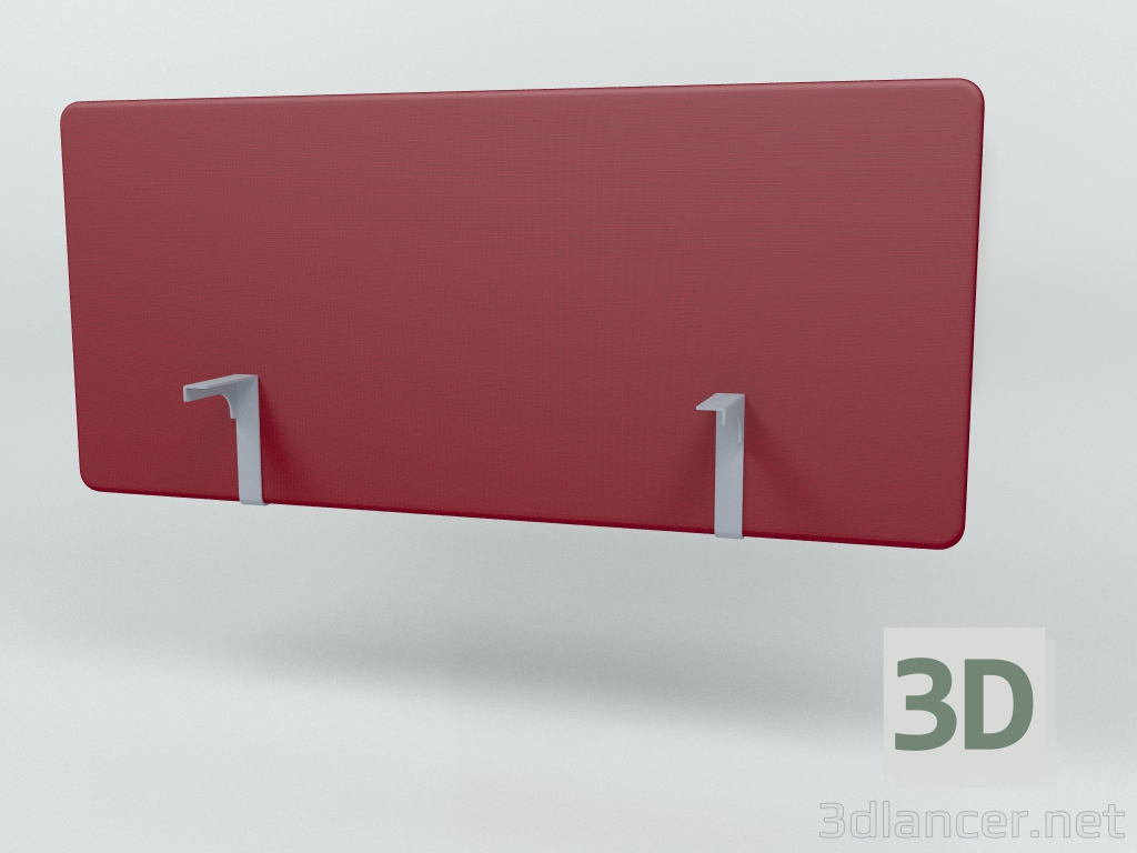 modello 3D Schermo acustico Desk Single Sonic ZPS818 (1790x800) - anteprima