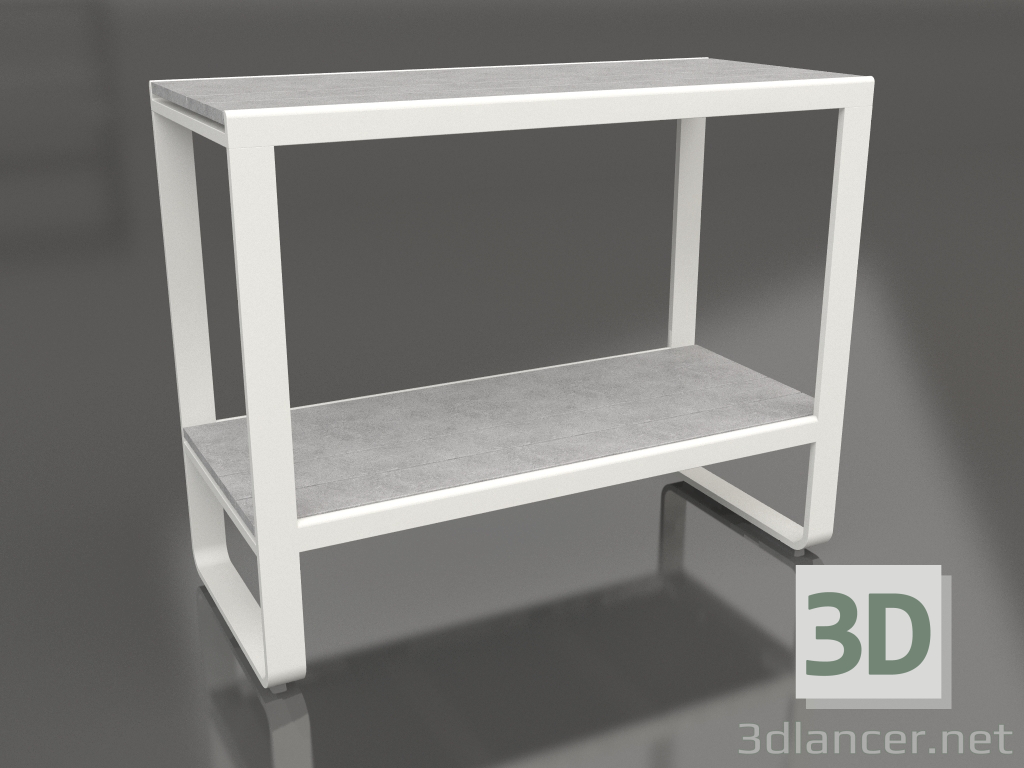 3D Modell Regal 90 (DEKTON Kreta, Achatgrau) - Vorschau