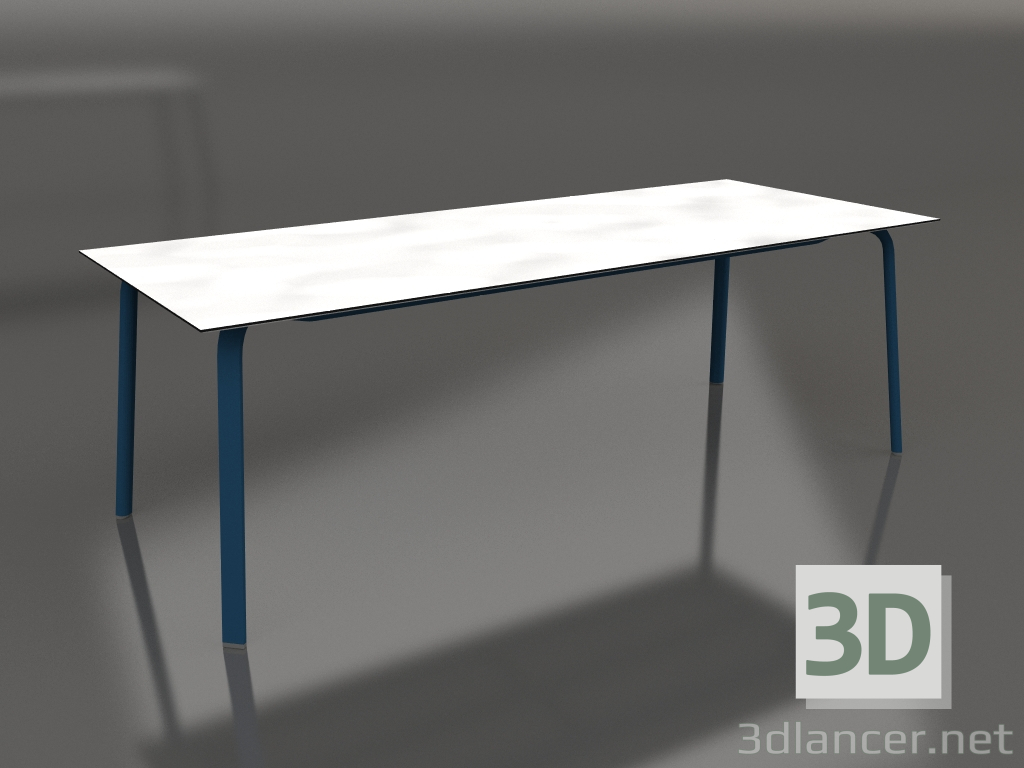 Modelo 3d Mesa de jantar 220 (cinza azul) - preview