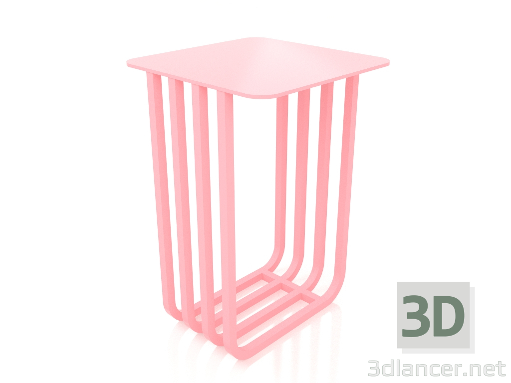 modello 3D Tavolino (rosa) - anteprima