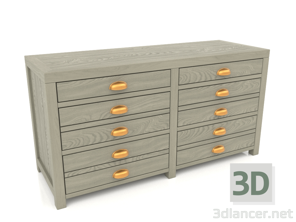 3d model Consola (2 secciones) - vista previa