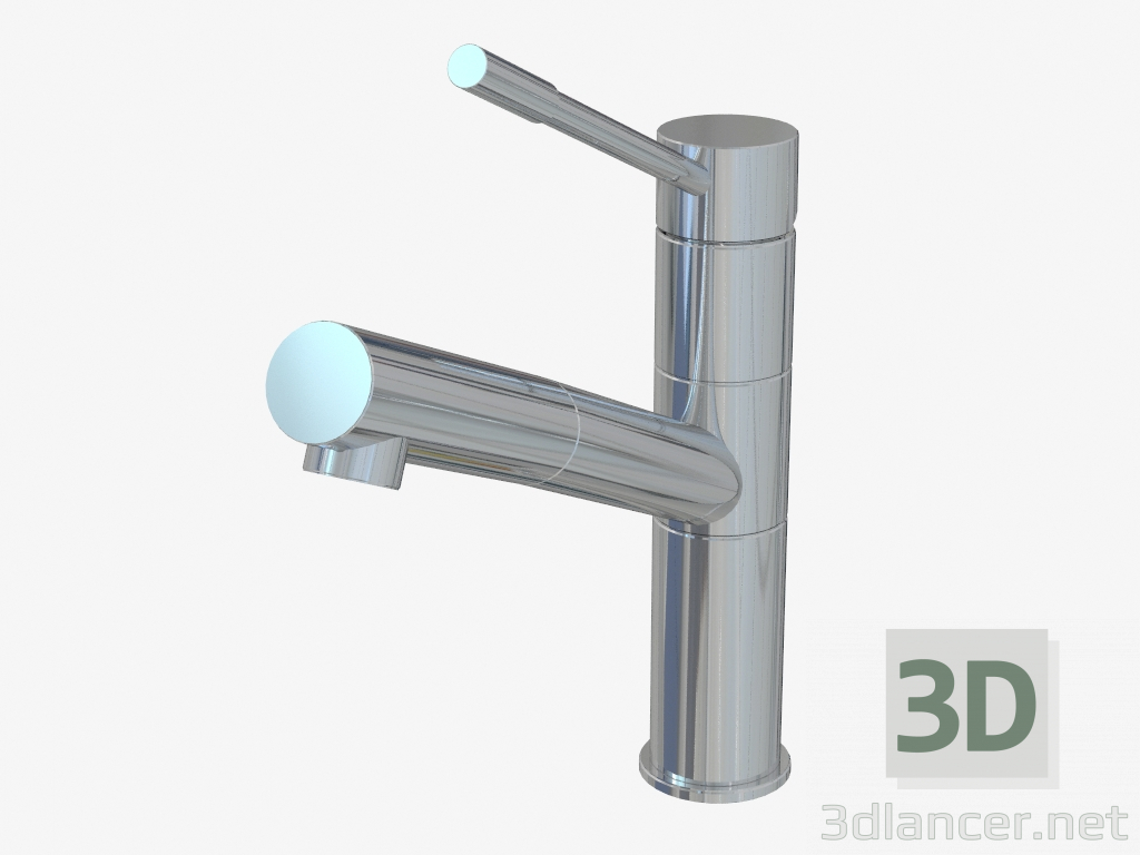 3d модель Однорычажный смеситель для мойки (23530) – превью