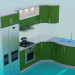 3d model Juego de cocina - vista previa