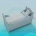 Modelo 3d Cama infantil - preview