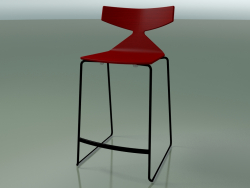 Stackable Bar Stool 3703 (Red, V39)