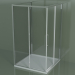 3d model Shower cubicle ZA + ZA + ZG 120, 3-sided with sliding corner door - preview